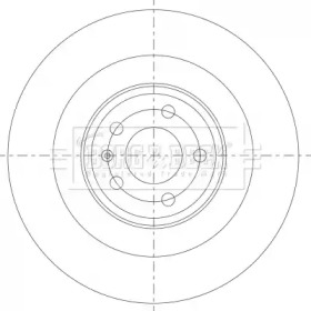 BORG & BECK bbd6085s -  Тормозной диск